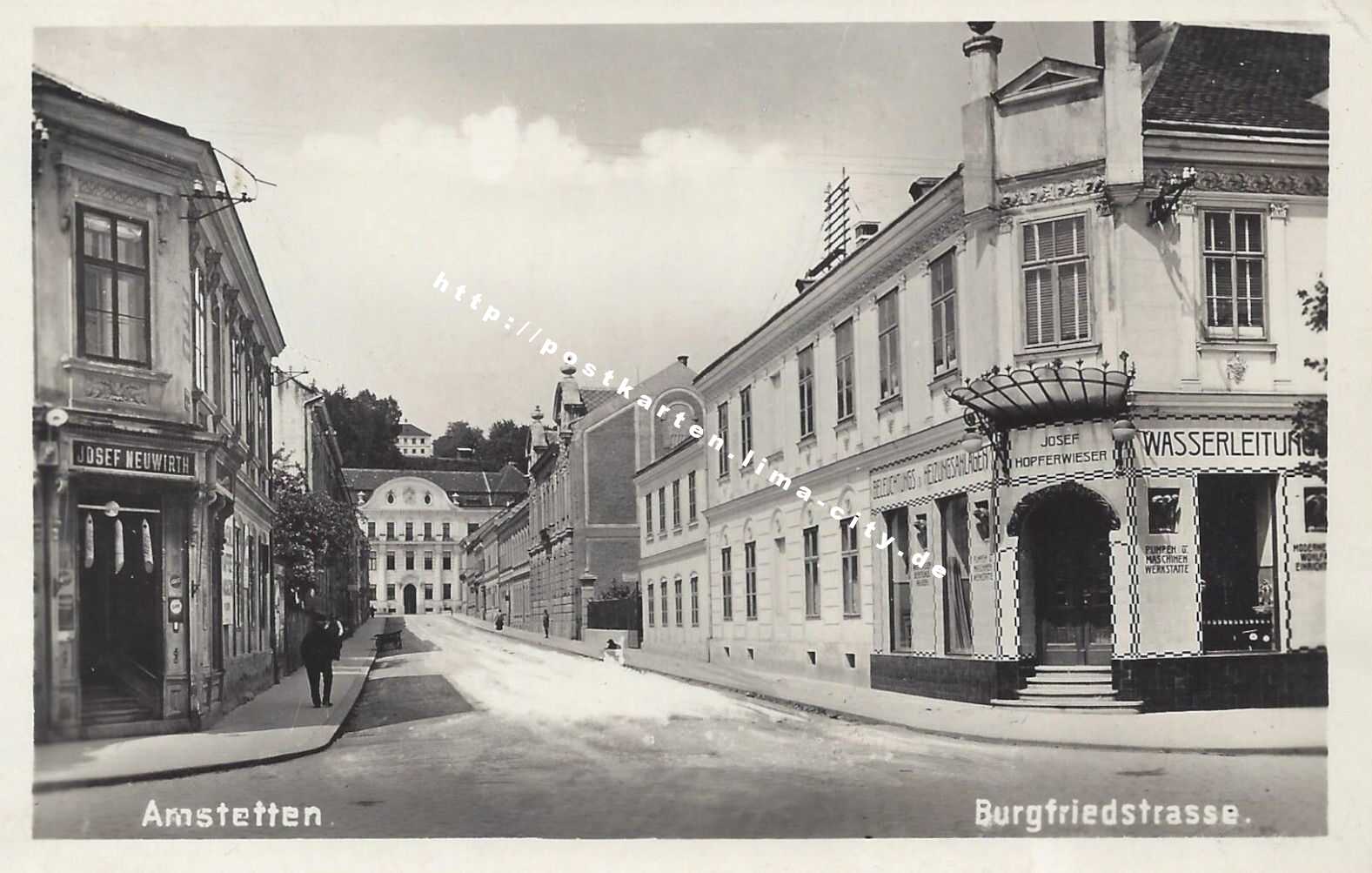Amstetten Burgfriedstraße 1938